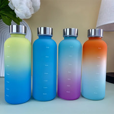 550Ml Bottle with Time Marker Motivational Reusable Fitness Sports Outdoors Trav