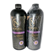 Norvell Venetian PLUS Spray Tan Solution 34oz x2 Handheld Sunless Tanning 68oz