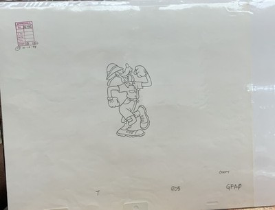GOOFY Disney Animation Cartoon Drawing
