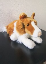 Toys R Us Animal Alley Collie 13  Plush Toy Dog Sheltie Lassie Floppy Pup