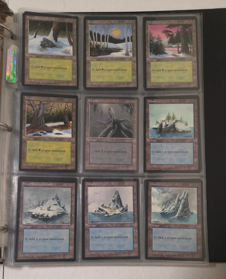 Magic The Gathering Vintage Ice Age Complete Set 383 cards MTG  NM/LP - Image 3 of 4