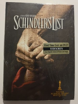 Schindler's List DVD 1994 Widescreen Steven Spielberg Liam Neeson - New Sealed 