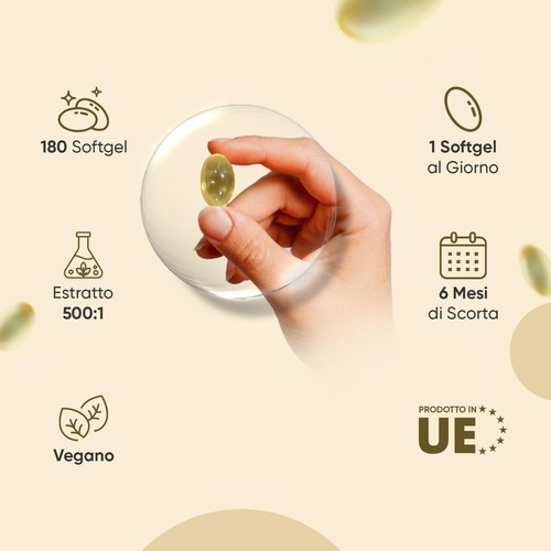 Aglio Capsule Inodore 15000Mg, 180 Softgels, Alto Dosaggio, 6 Mesi, Integratore - Foto 5 di 8