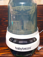 Baby Brezza BRZ0126 Electric Bottle Washer Sterilizer Dryer, White/Gray