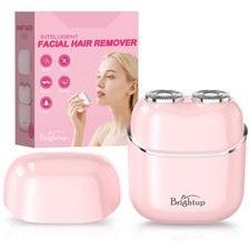 Facial Hair Removal for Women - Painless Electric Face Shaver for Peach Fuzz ...