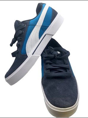 Puma C-Rey SD Lace Up Sneakers Men s Size 7 Navy Blue, Blue And White Casual Ath