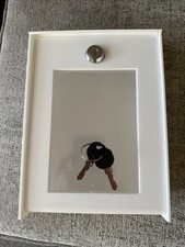 Suggestion Box, White Plastic With Window