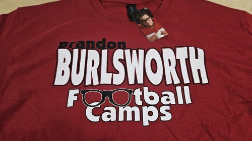 Arkansas Razorbacks Brandon Burlsworth T-Shirt #77 Football Camps rot Medium NEU - Bild 2 von 8
