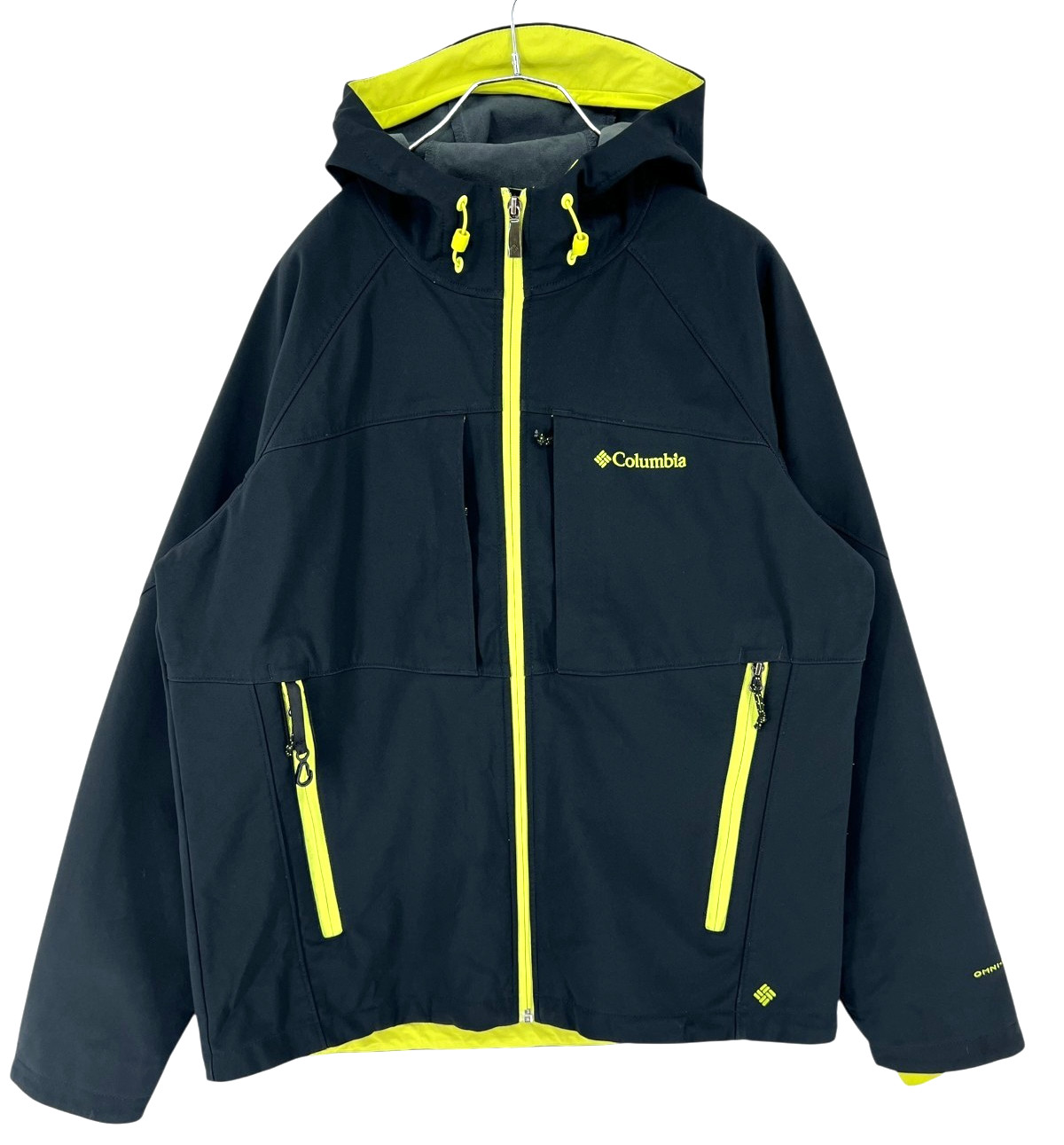 COLUMBIA Chaqueta Con Capucha Impermeable Para Hombre Talla L