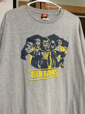 Vintage Teen Titans DC Comic Cartoon Network Graphic T-Shirt Men s Size  X-Large