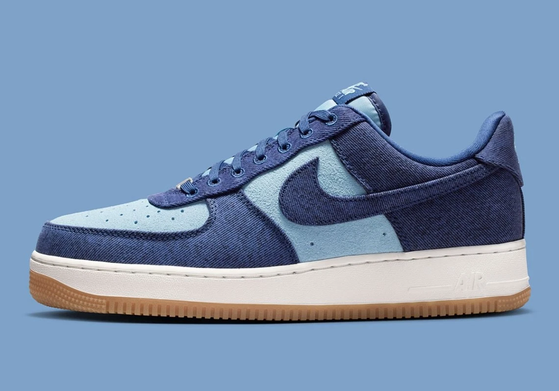 Preços baixos em Nike Air Force 1 Low Blue Gum | eBay