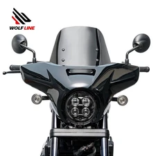 WOLFLINE Headlight Fairing Windshield &Bracket For Honda CMX1100 2021-2025