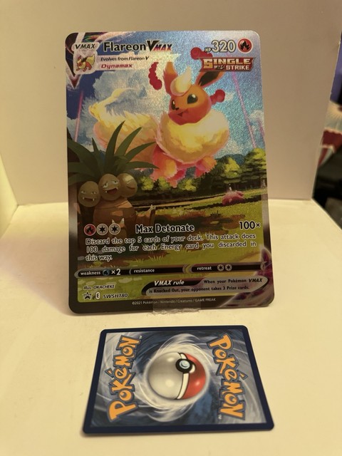 Flareon VMAX SWSH180 Jumbo Cards Holo