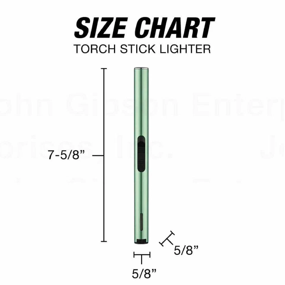 G.E.I. Encendedor utilitario con palo de antorcha 2 piezas, llama de antorcha azul, pequeños regalos Foto 4 de 4