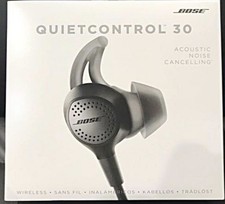 Bose QuietControl 30 WIRELESS BLUETOOTH In-Ear Headphones - Black with Box/Case