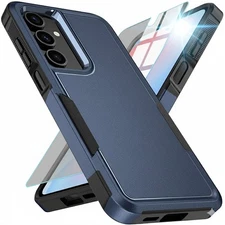 For Samsung Galaxy A16 5G Case Shockproof Tough Phone Cover + Tempered Glass