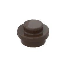 Dark Brown 4073 1x1 Round Plate Brick – Choose Quantity – LEGO® Compatible Bulk