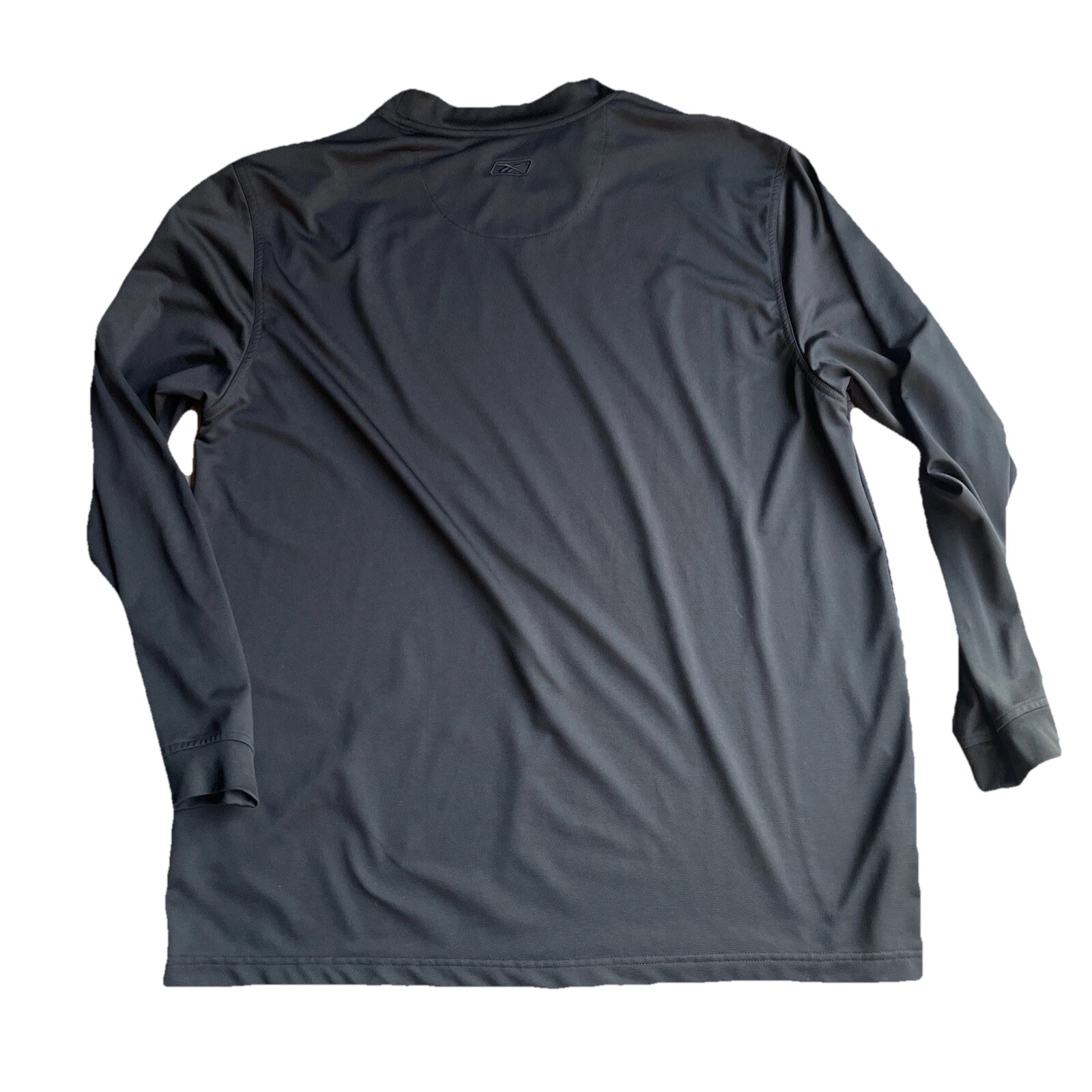 Reebok Mens Golfing Basic T-Shirt, Black, XX-Large thumbnail 2