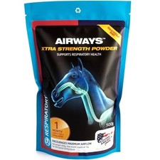 Equine America Airways Xtra Strength Powder supporting respiratory health horses