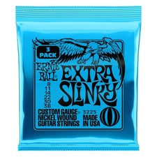 Ernie Ball Extra Slinky Electric Guitar Strings 8-38 Gauge 3 Pack