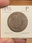 1895 P Barber Head Silver Half Dollar 90% Silver