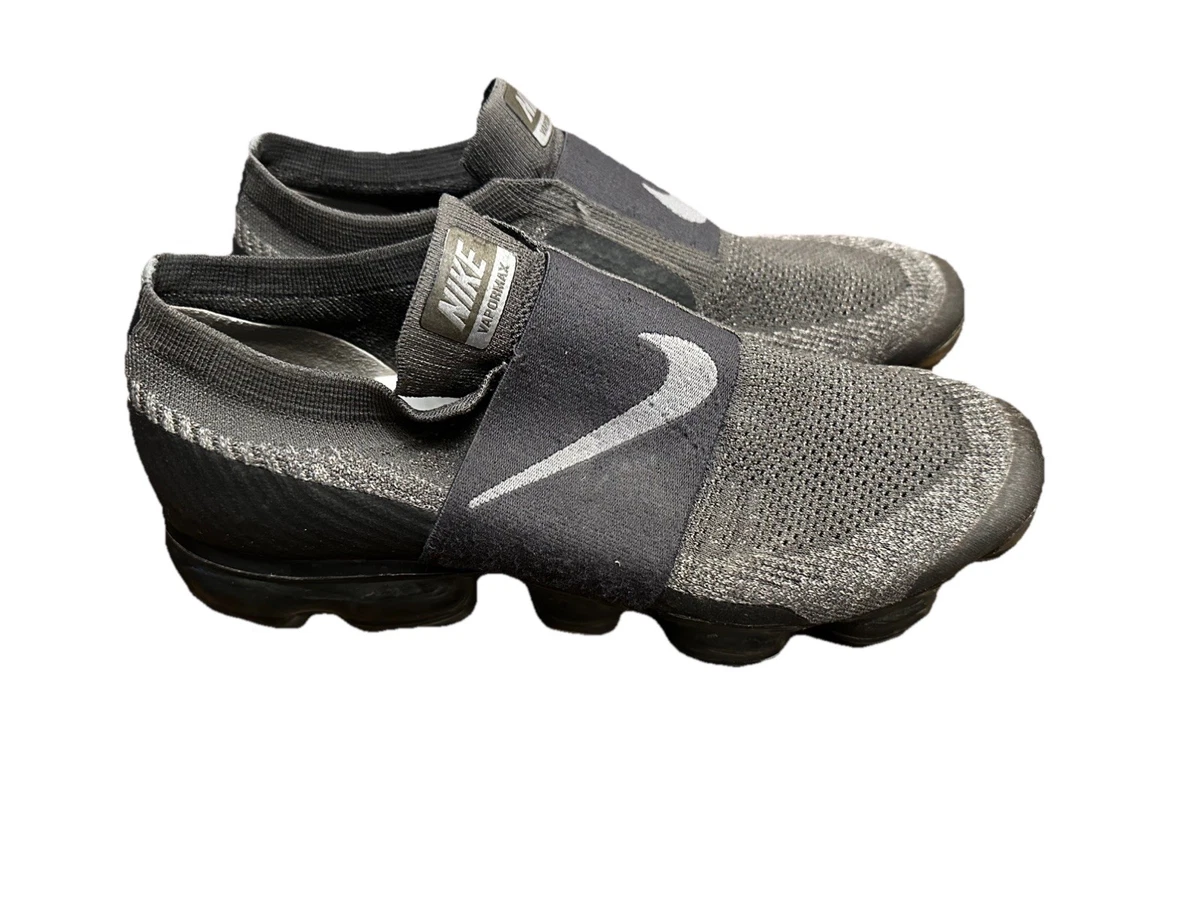 Nike Air Vapormax Moc Midnight Fog Black Grey Mens 10.5 Rare AH3397-013 Nike Air Vapormax Flyknit Moc Midnight Fog Grey -[AH3397 013  main image 4