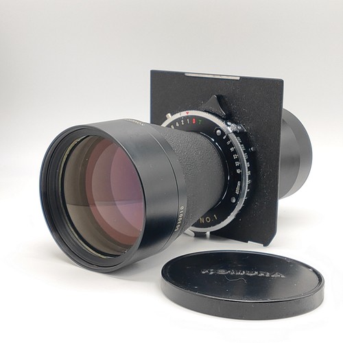 Lente Komura Komuranon 400 mm f/8 con obturador Copal Nº1 de JAPÓN (excelente)