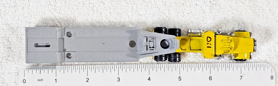 Винтажный 1979 Hot Wheels Caterpillar 988 колесный погрузчик желтый литой HK Mattel работает - Изображение 4 из 4