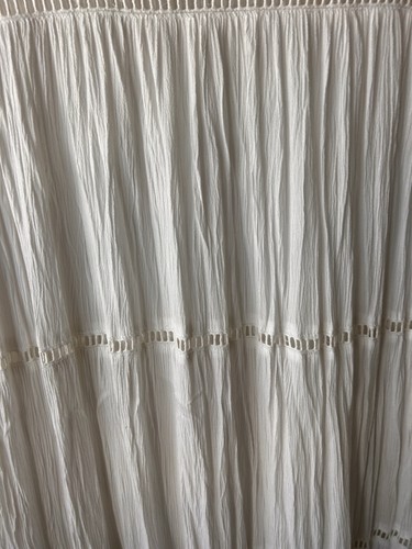 Karen Kane Maxi Skirt LIFESTYLE White LACE INSET SKRT Sz L NEW $108 - Picture 4 of 13