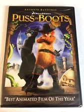 Puss in Boots  DVD New Factory Sealed  Ships  Same Day With Tracking