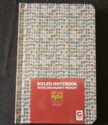 PANINI NOTEBOOK NOTIZBUCH + DOKUMENTENAUFBEWAHRUNG SPECIAL 50 JAHRE NEU SEALED RAR  