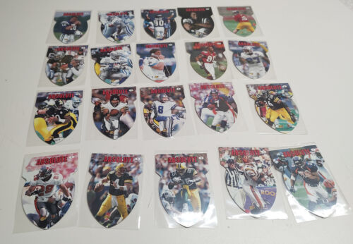 1998 Playoff Absolute Shields Set 20 Peyton Manning Barry Sanders Emmitt Favre - Picture 2 of 2