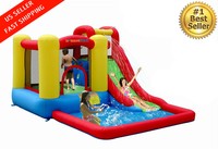 Inflatable Water Slide Bounce House Commercial Bouncer Jumper Park Pool For Kids Inflatable Water Slide Bounce House Commercial Bouncer Jumper Park Pool For Kids