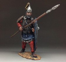 Tin toy soldiers Russian warrior 9-10 centuries 54 mm figurine metal sculpture