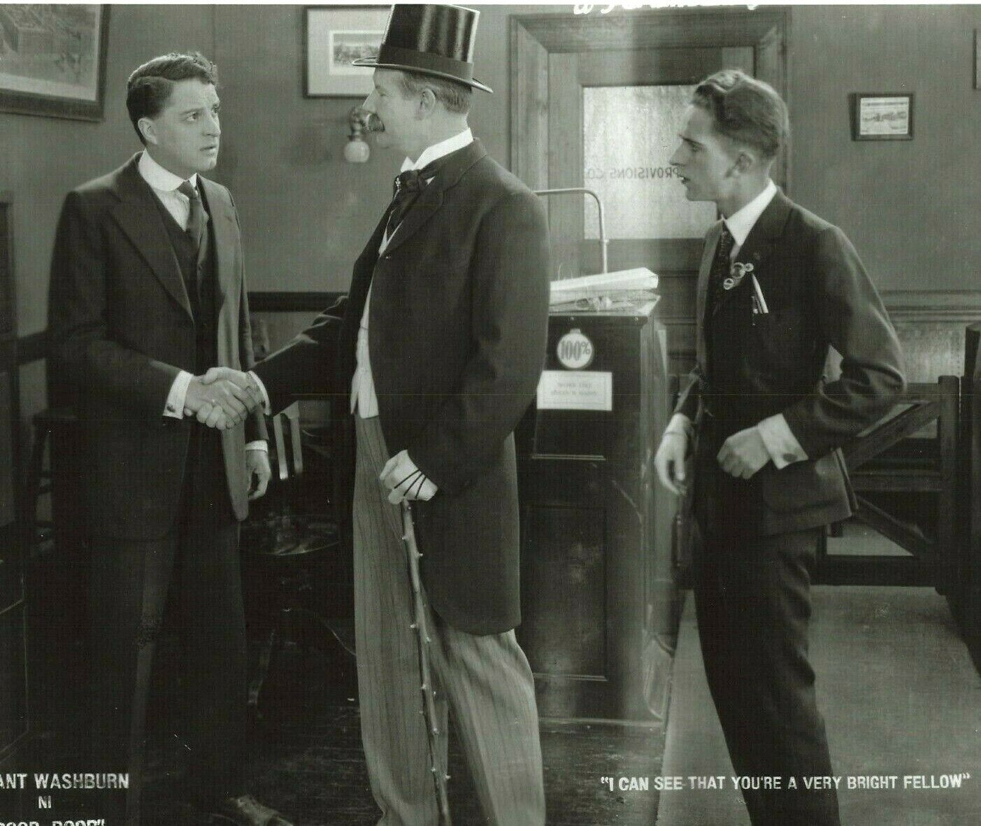 1919 The Poor Boob Movie Still Photo 8x10 Bryant Washburn - Repr