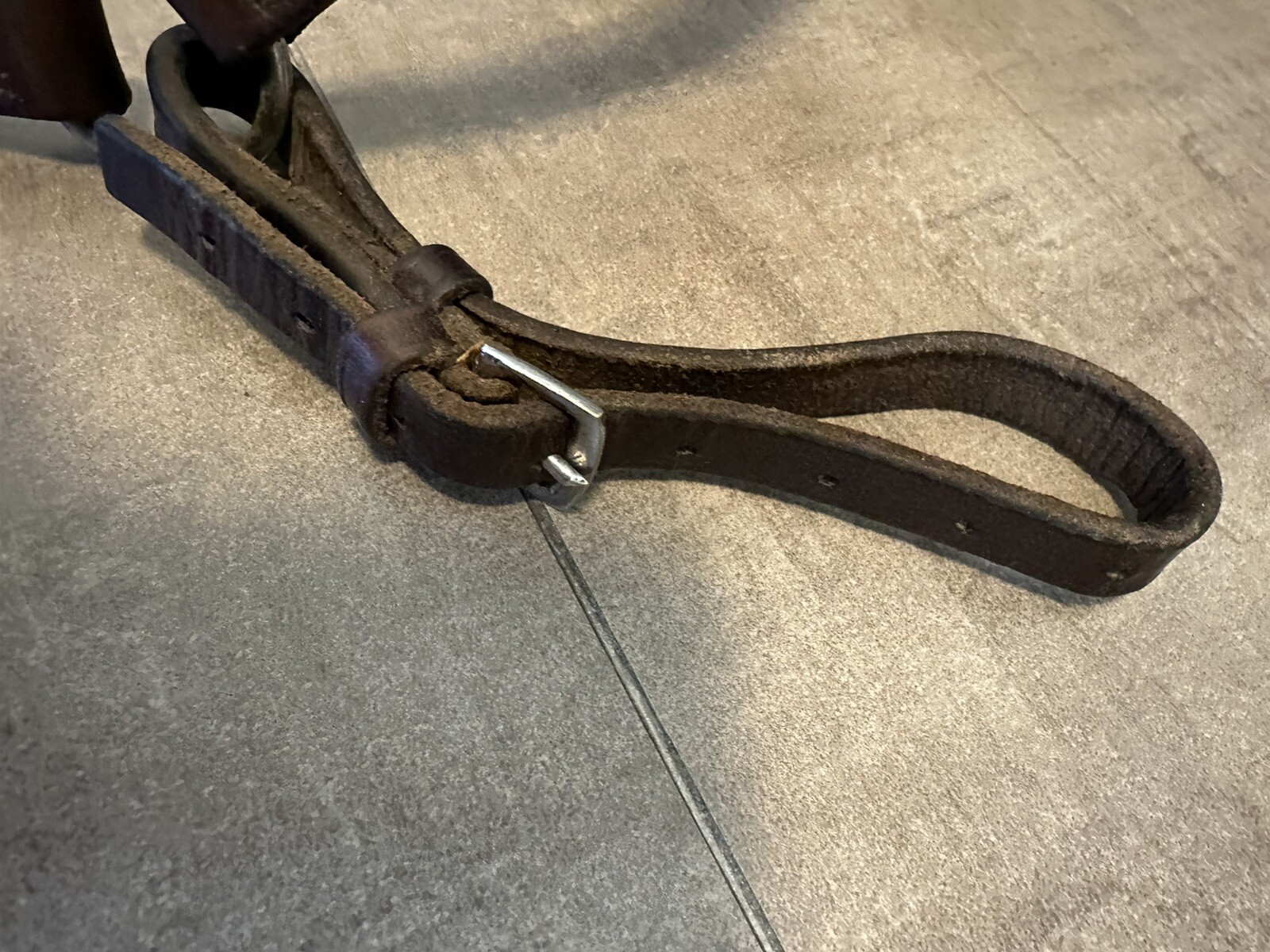 Horse Tack Leather English Breastplate Running Martingale