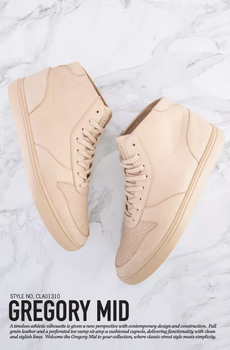 us 10 cla01310 clae gregory mid latte tan analine leather sneakers hender aj1