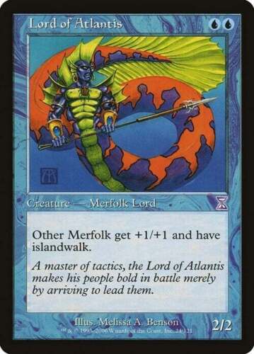 Magic The Gathering MTG LORD OF ATLANTIS Time Spiral Timeshifted NM Near Mint - Photo 1 sur 1