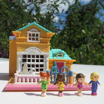 Mini Polly Pocket   Light-Up Hotel   100% Komplett   Bluebird  