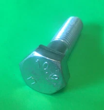 M12-1.75 x 50mm 10.9 G, Hex Bolt [Cap Screw] zinc plate,  [Lot of 2]