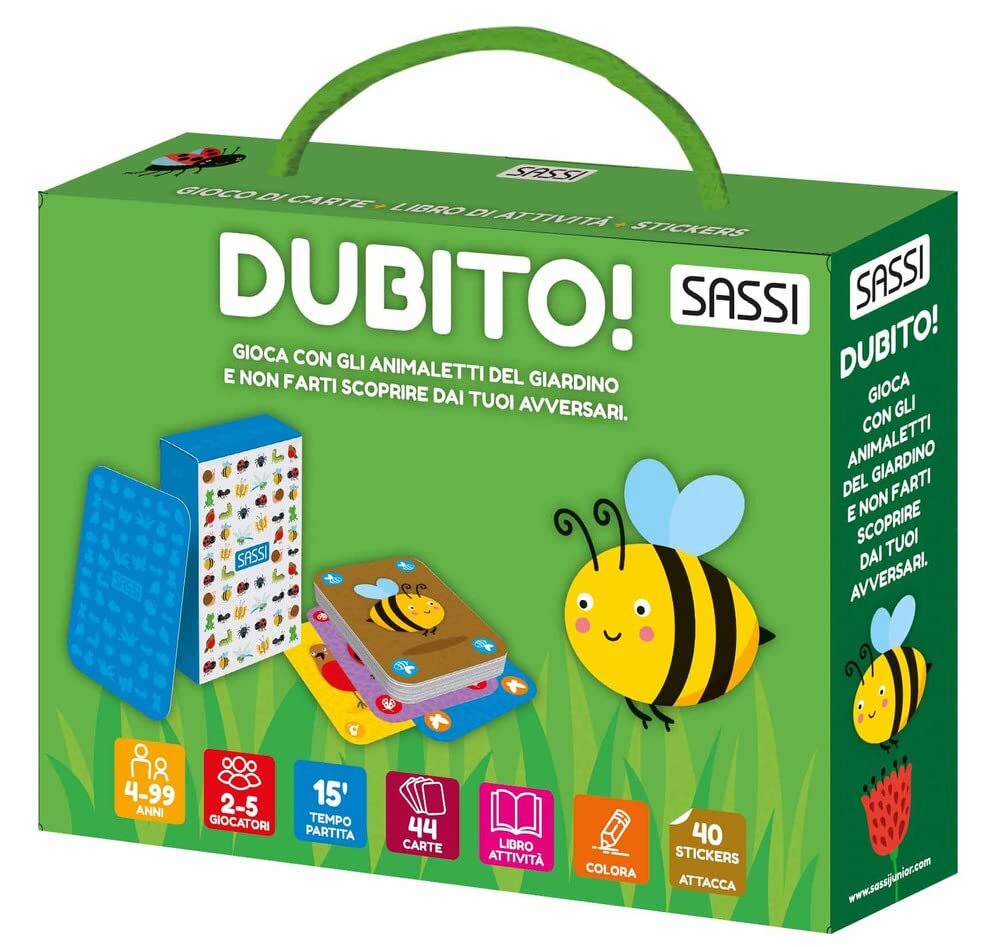 9788830313064 Dubito! Il giardino. Carte da gioco. Ediz. a color...on 40 Adesivi