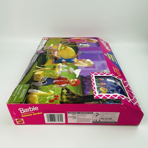 VTG Barbie Summer Garden Playset For Dollhouse! 67531-93 Mattel So Real So Now! - Picture 15 of 20