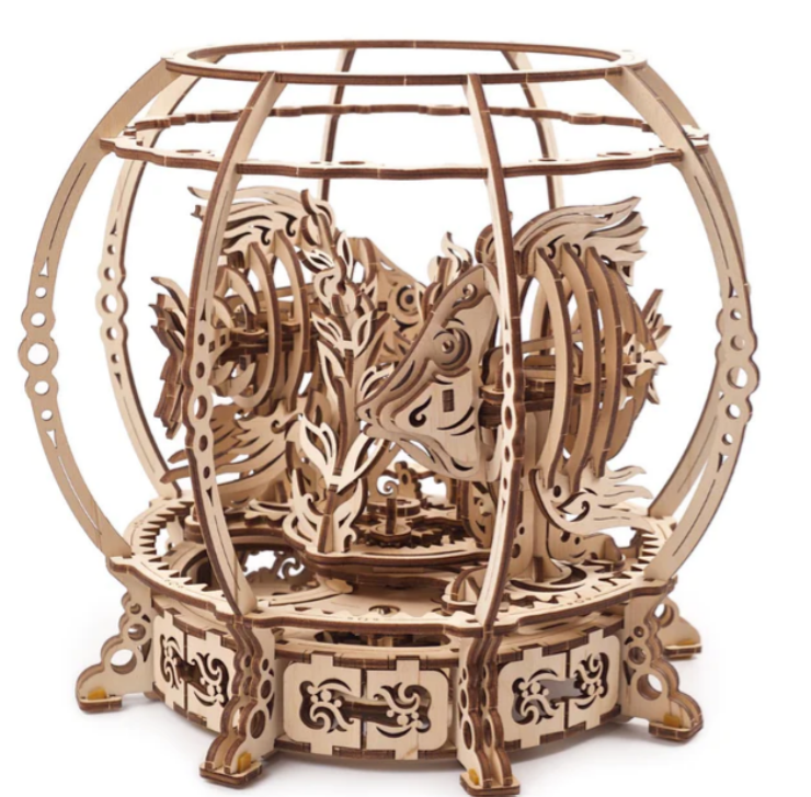 Ugears Acquario  - Modello meccanico funzionante da assemblare in legno