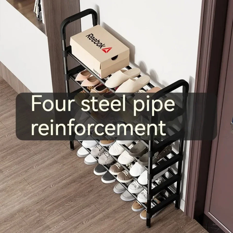 Shoe Rack Organizer Storage Pairs Shoes Shelves Space 8Tier Standing 30x60x146cm - Image 2 of 4