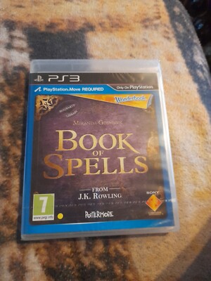 PS3 WONDERBOOK Das Buch der Zaubersprüche / Book of Spells benötigt Move DE NEU