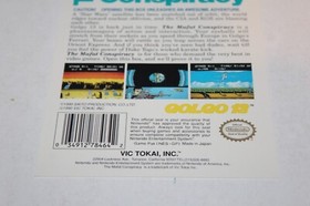 Authentic 1990 Nintendo NES Game Vidpro TRU Display Card Mafat Conspiracy  RARE