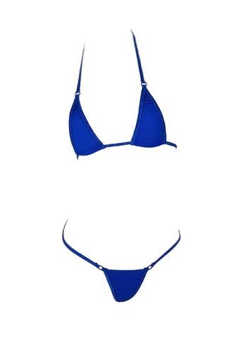 Women's Extreme Sexy Hot Silk Micro Bikinis Set, G-string Mini Thong Swimwear - Picture 15 of 35