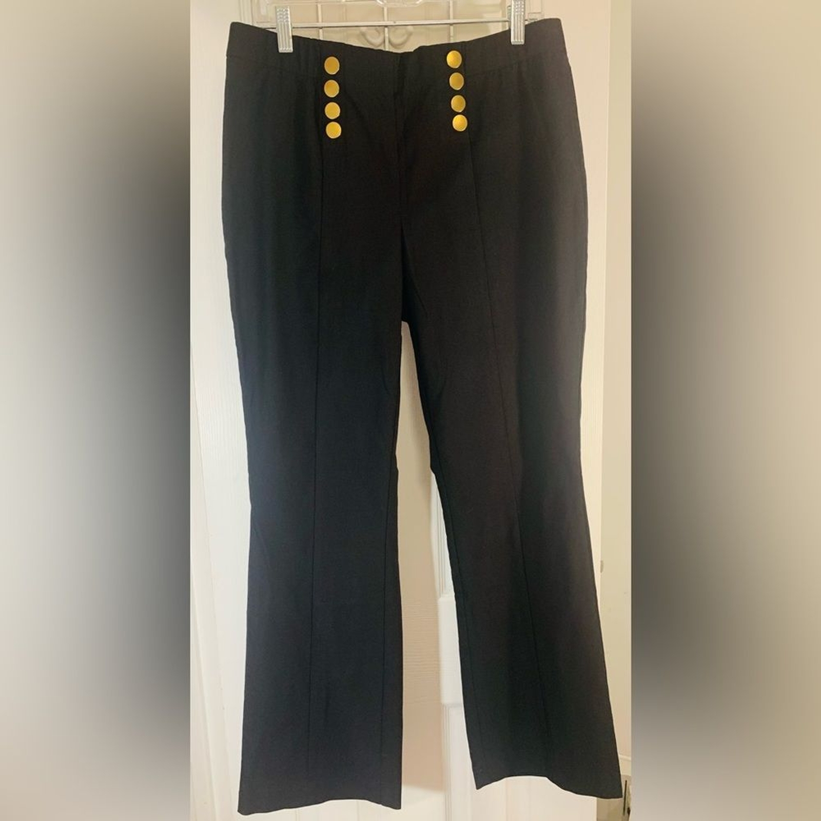 Nanette Laporte Buttoned Flared (pull on) Pants B… - image 2