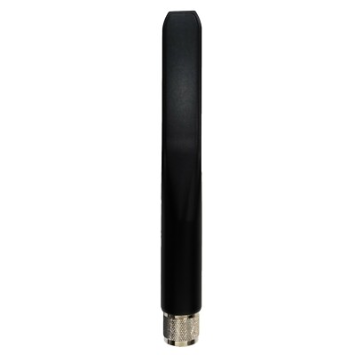 L-com 2.4/5 GHz 7dBi Dual Band Rigid Rubberduck Antenna N-Male Connector