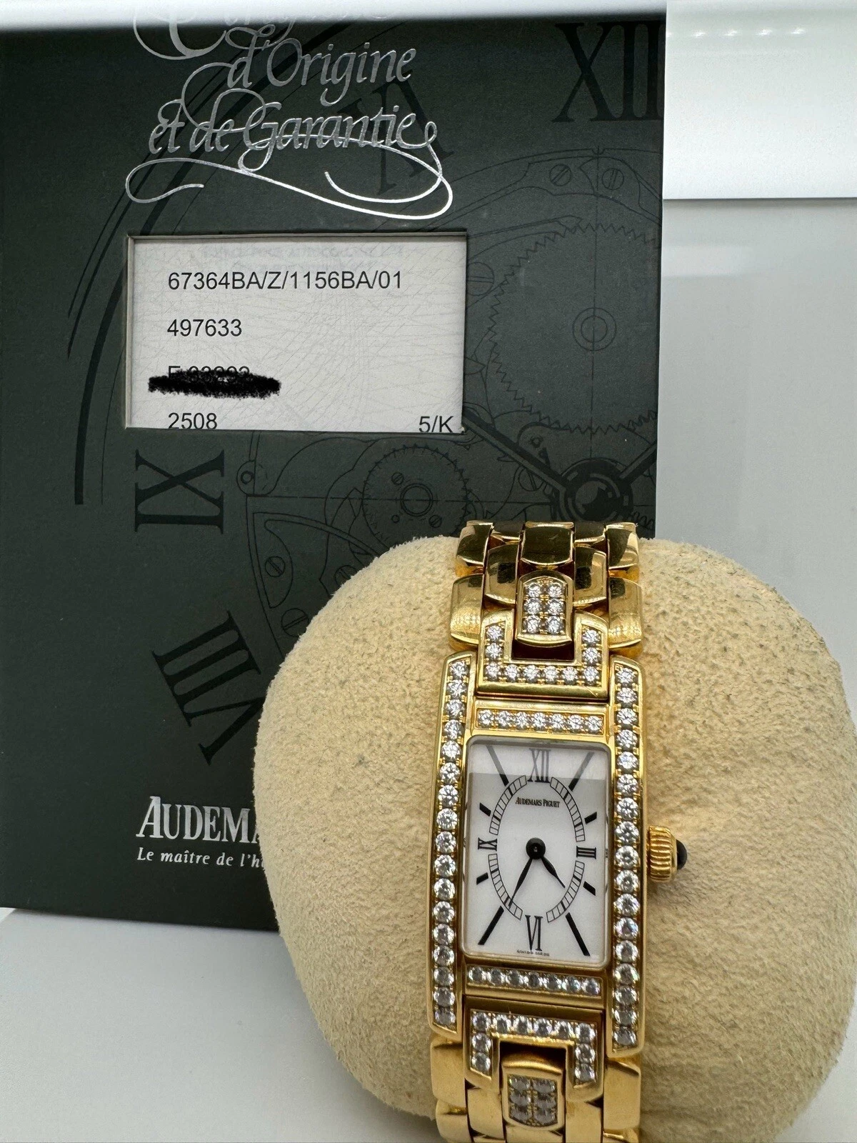 Audemars Piguet — Audemars Piquet Promesse Ref. # 67364BA/Z/1156BA/01 Complete With Box And Papers